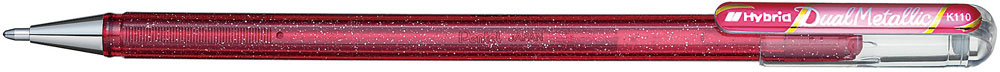 230711-EC Gel pen 1,0 PENTEL Hybrid Dual Metallic K110-DP rozi/ metalik rozi P12/576