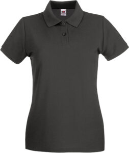 232818-EC Majica FOL Polo ženska Lady-fit Premium KR grafitno siva XL P36 NETTO