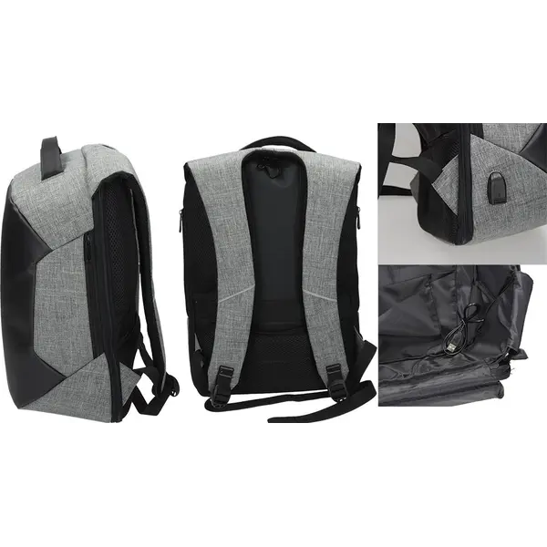 233421-EC Ruksak za laptop 15,6" Safety sivo-crni, 45x35x17cm
