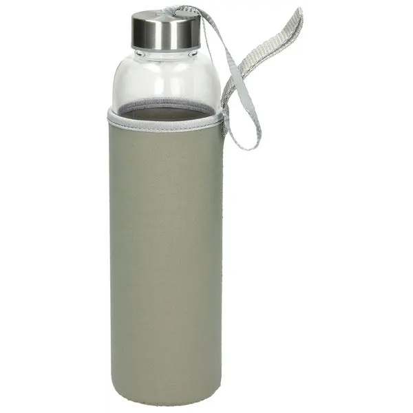 233575-EC Boca za vodu staklena Wave Color 600ml bež P1/25