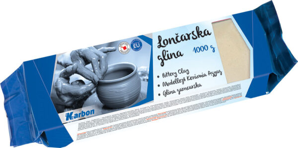 234075-EC Glina lončarska 1/1 KARBON  1 kg P18