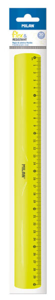 234777-EC Ravnalo 30cm MILAN flex resistant žuto acid blister P24/288