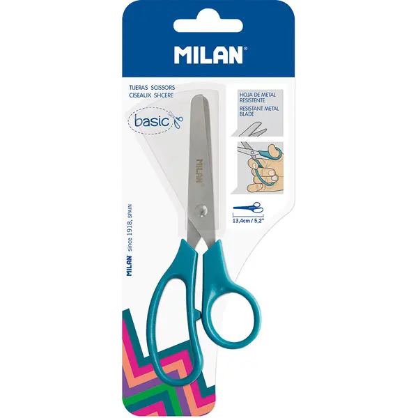 234789-EC Škare MILAN školske Basic 13,3 cm bls P12/240