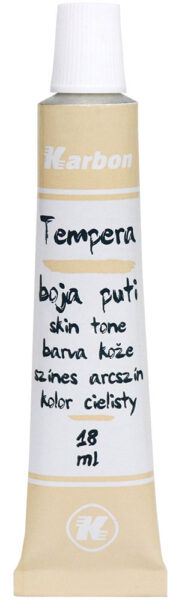 235246-EC Tempera 10/1 18ml KARBON BOJA PUTI alu tuba kartonska kutija P10/280