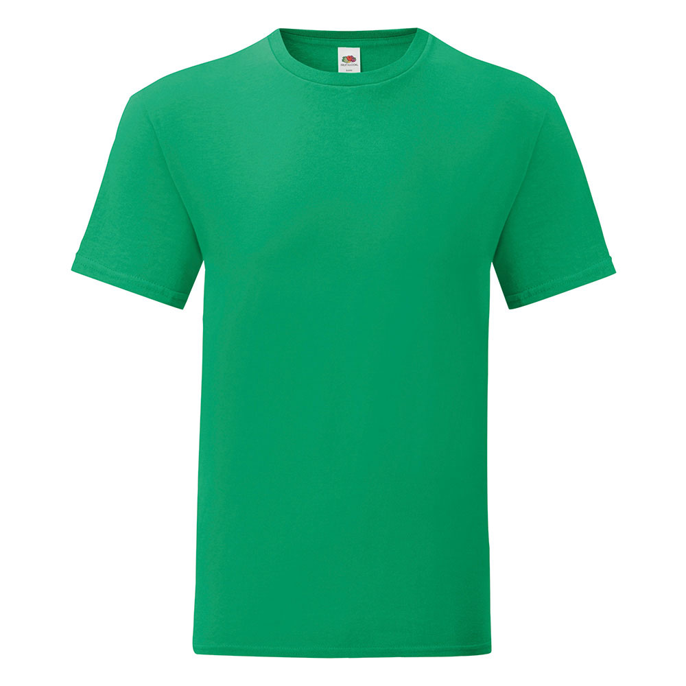235320-EC Majica FOL T-shirt KR ICONIC Ringspun 150g kelly g. zelena S P72 NETTO