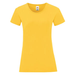 235344-EC Majica FOL T-shirt KR Ladies ICONIC 150g žuta XS P72