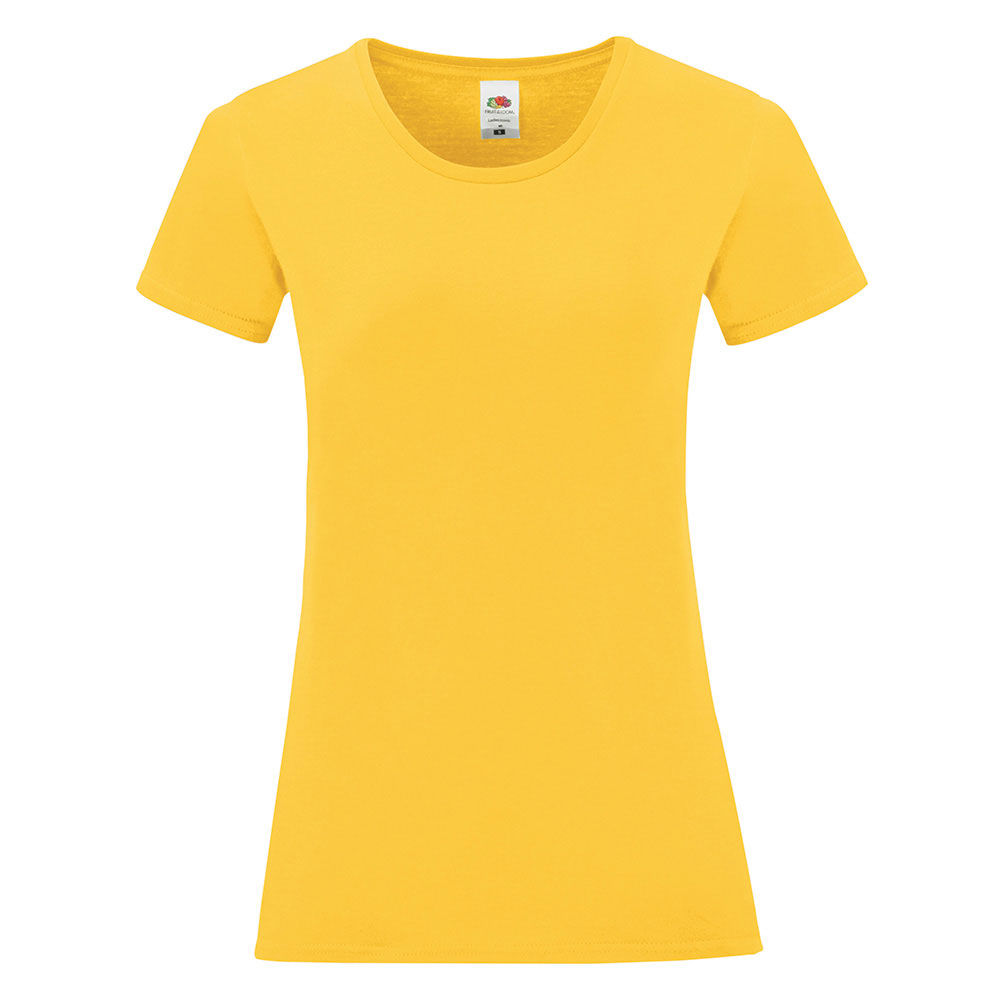235365-EC Majica FOL T-shirt KR Ladies ICONIC 150g žuta 2XL P72