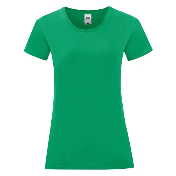 235384-EC Majica FOL T-shirt KR Ladies ICONIC 150g kelly g. zelena M P72