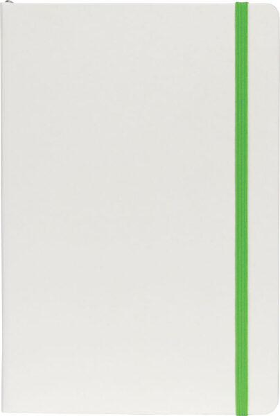 235762-EC Notes FLUX WHITE A5 14x21 kiwi zeleni 991.029.51 P1/120