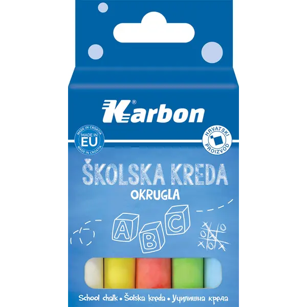 237989-EC Kreda šk. u boji KARBON okrugla 10/1 P66