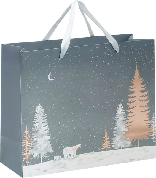 238627-EC Vrećica L natron horiz božićna ekskluziv 32x26x12 cm 77534 P12/120