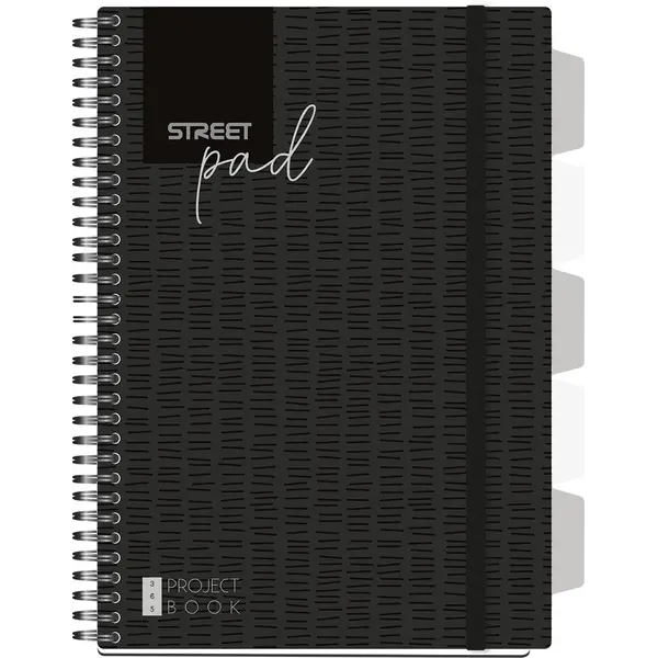 238999-EC Blok kolegij A4/D STREET PAD BLACK T.U. 100L sa pregradama 67128 P12