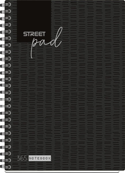 239006-EC Blok kolegij A5/D STREET PAD BLACK 100L 67135 P30