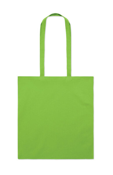 Torba shopping pamučna 140g Cottonel limeta zelena duga ručka, 38x42cm