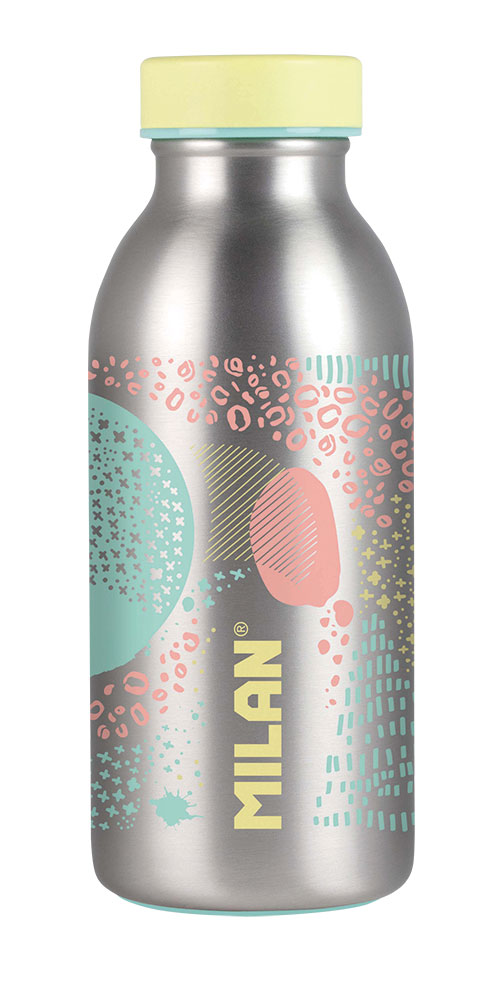 240952-EC Boca za vodu MILAN Silver 354ml, isotermalna, nehrđajući čelik P12