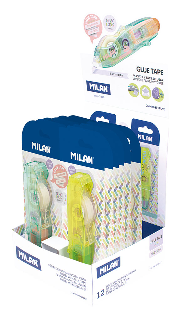 240972-EC Ljepilo u traci univerzalno MILAN New Look 8,4mmx8m, blister P12/144