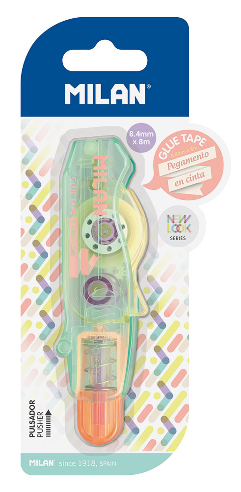 240972-EC Ljepilo u traci univerzalno MILAN New Look 8,4mmx8m, blister P12/144