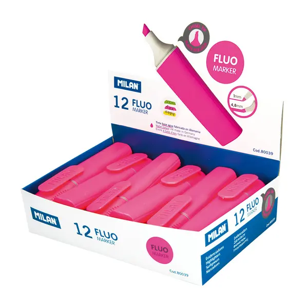 240994-EC Signir MILAN Fluo 4.8mm kosi vrh rozi P12/432