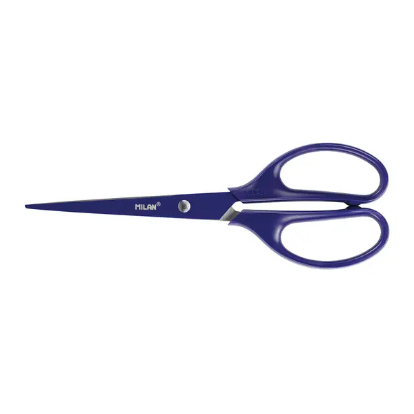 241003-EC Škare MILAN uredske 17cm Acid plave bls P12/240