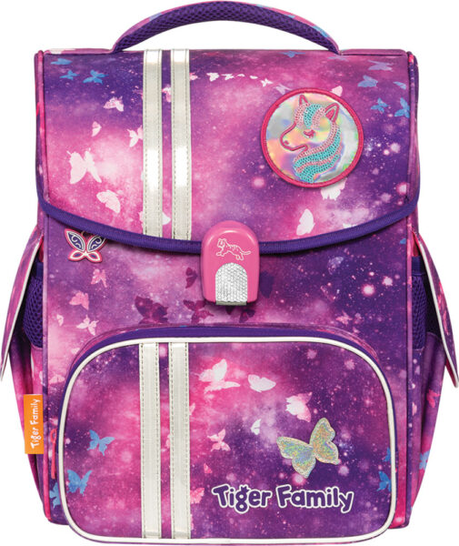 Prvoškolska torba Jolly Glittery Night Tiger Family Netto