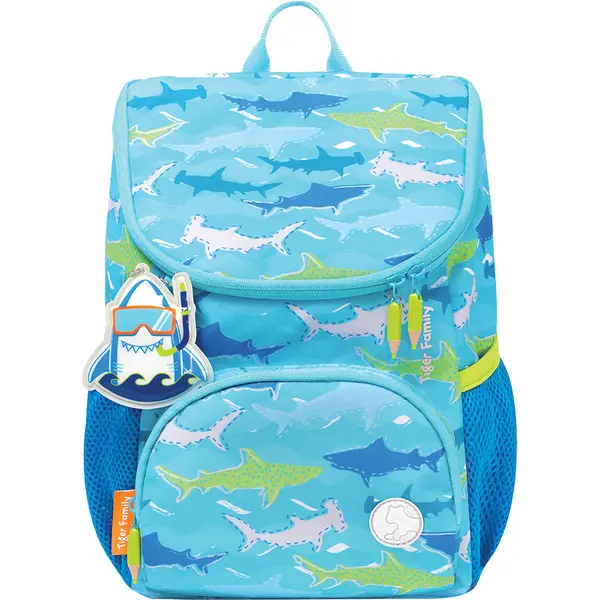241184-EC Ruksak vrtićki TIGER FAMILY Little Travelers Blue Aquarium P12 NETTO
