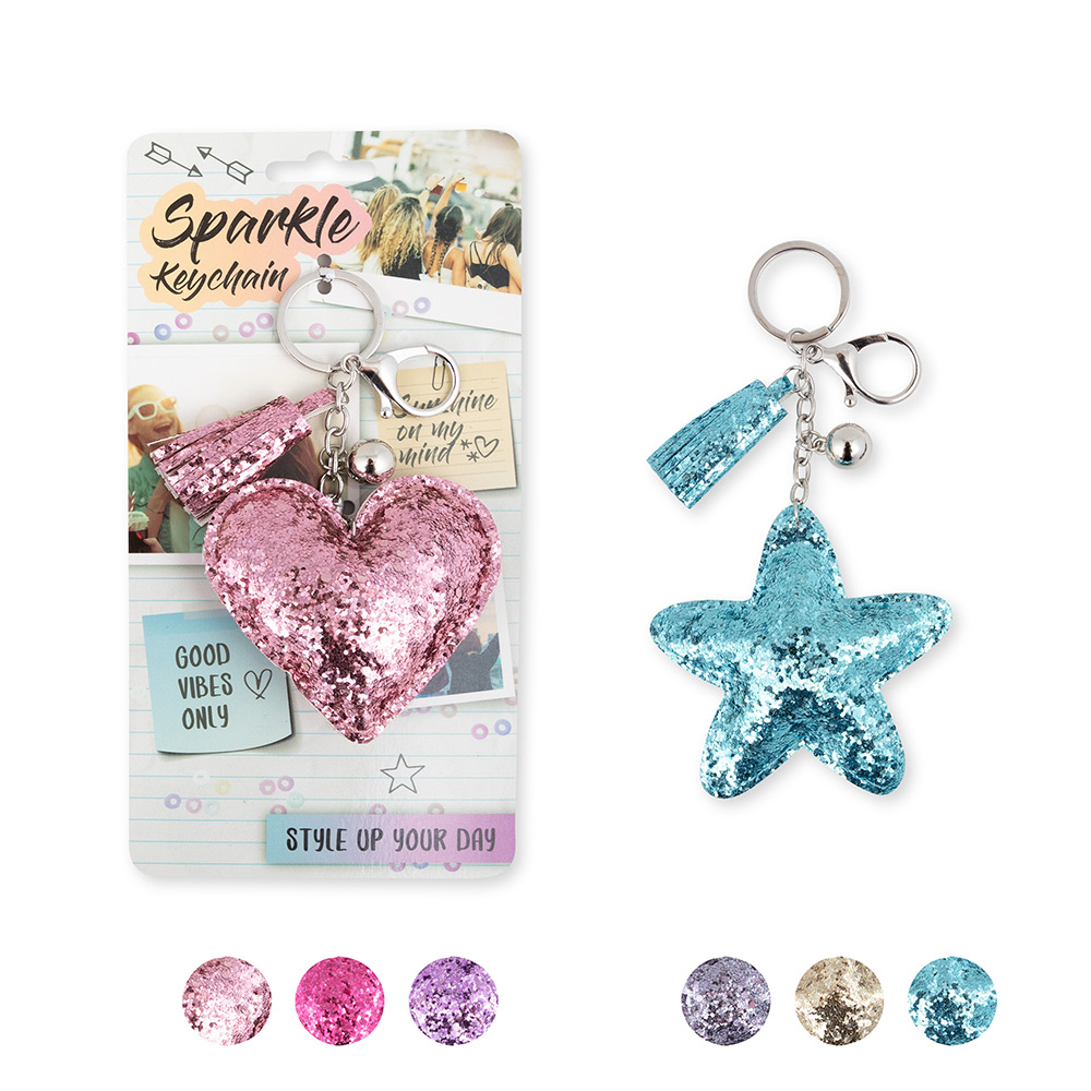 241234-EC Privjesak sa šljokicama FESTIVAL FEELINGS sort P12/72 Netto