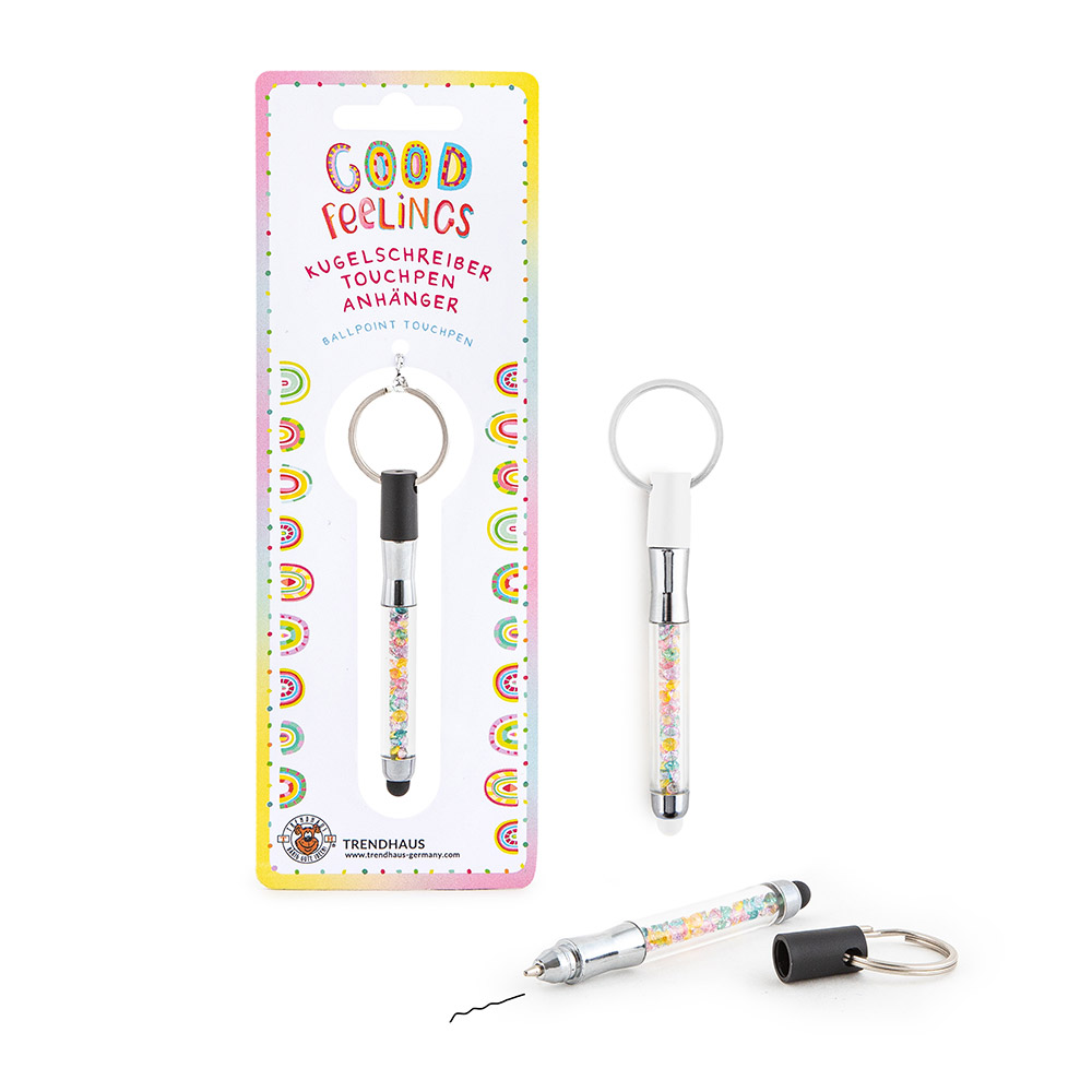 241366-EC Privjesak kemijska sa šljokicama GOOD FEELINGS sort P18/216 Netto