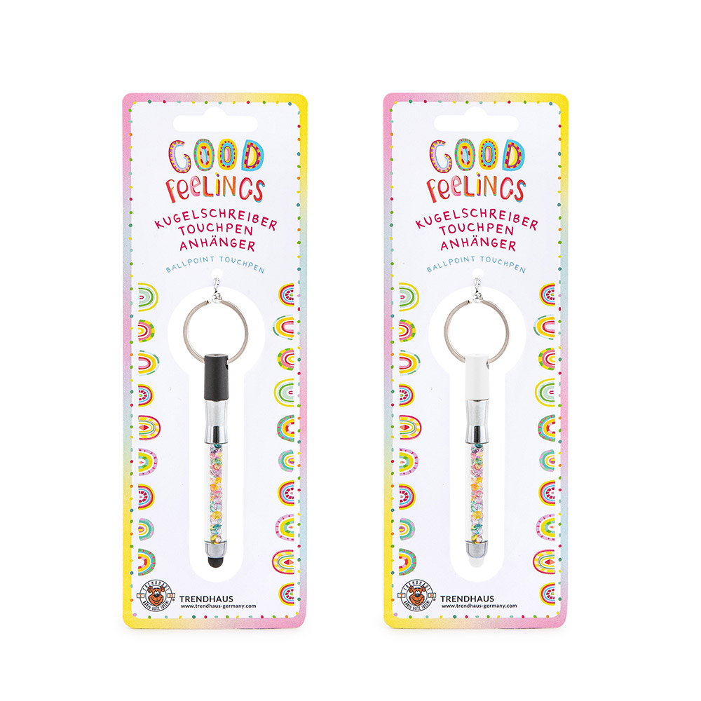 241366-EC Privjesak kemijska sa šljokicama GOOD FEELINGS sort P18/216 Netto