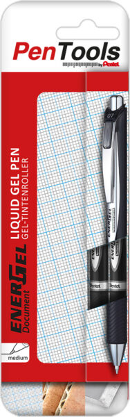 Gel pen 0,7 Pentel Pentools BLP-77-A crna