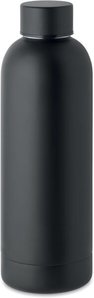Boca izolacijska Athena 500ml od recikliranog nehrđajučeg čelika crna P20