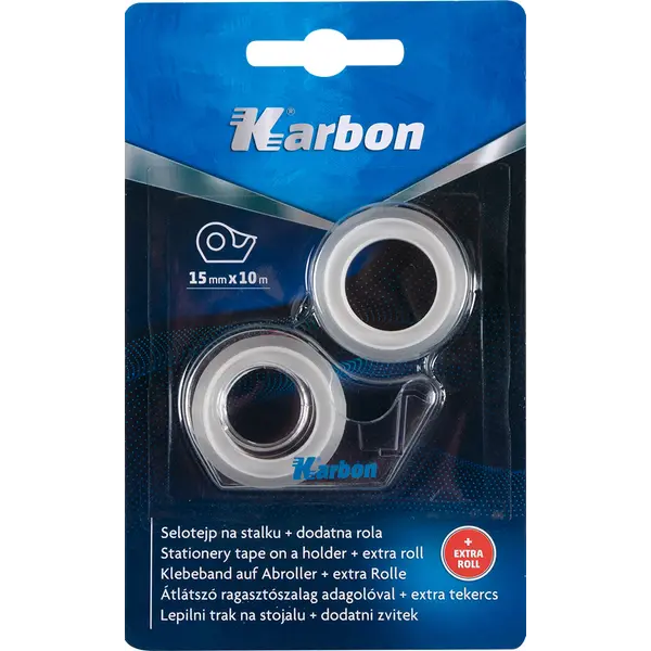 242474-EC Selotejp 15/10 KARBON na stalku + extra rola bls P12/144