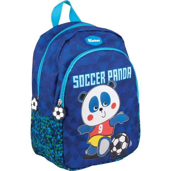 242500-EC Ruksak vrtićki Karbon SOCCER PANDA P25 NETTO