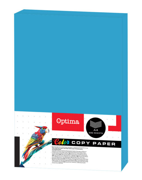 242674-EC Papir fotok.OPTIMA A4 intenziv TURQUOISE 80gr. 500/1 DC205 P5