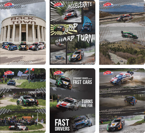 Bilježnica A4/D crte WRC Croatia Rally Netto