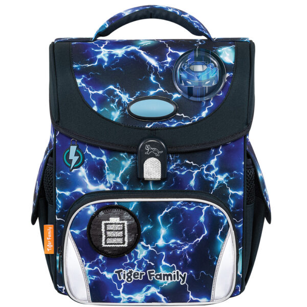 Prvoškolska torba Jolly Lightning Strike (Go Green) Tiger Family Netto