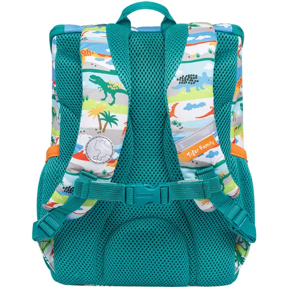 242911-EC Ruksak vrtićki TIGER FAMILY Little Travelers Rex Buddy P12 NETTO