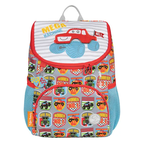 242912-EC Ruksak vrtićki TIGER FAMILY Little Travelers Mega Machine P12 NETTO