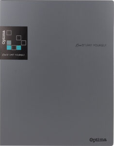 242977-EC Mapa prospekt pvc dspl.20 OPTIMA Office siva 120398 P1/24/96