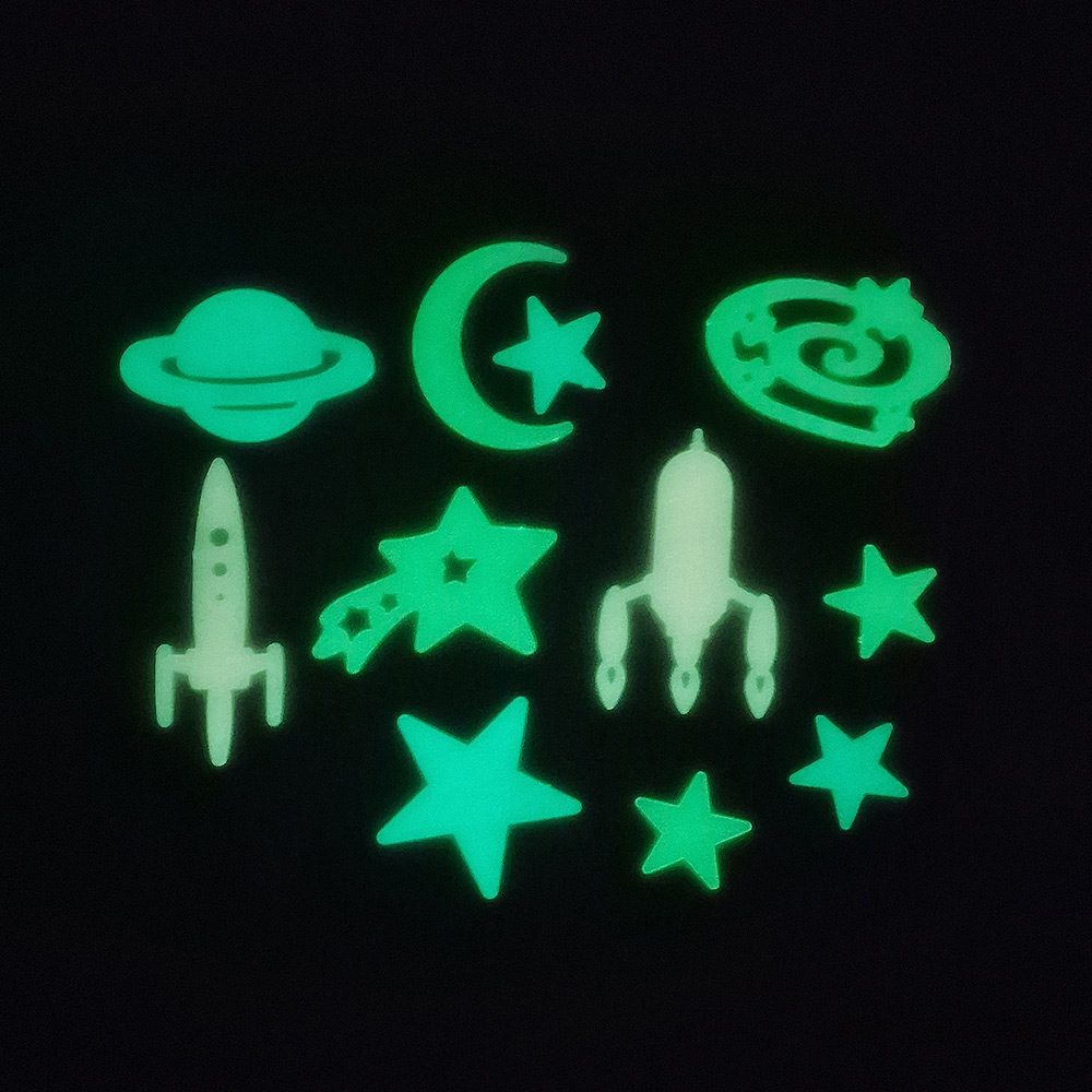 243091-EC Zidna naljepnica, svjetli u mraku SPACE ADVENTURE P8/80 NETTO