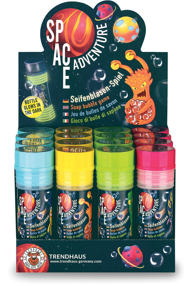 243509-EC Puhalica za balone sa igrom SPACE ADVENTURE 50 ml P16/128 NETTO