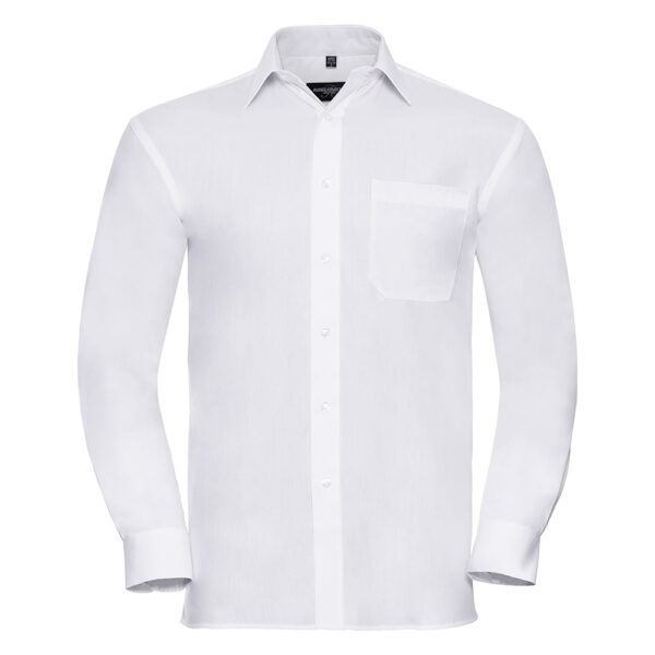 244176-EC Košulja Russel 936M Poplin muška dugi rukav bijela XL