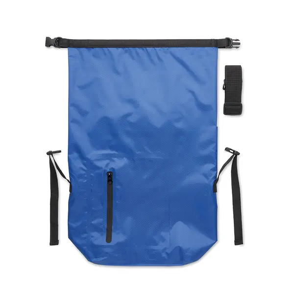 245229-EC Ruksak roll-up vodootporni Scubaroll RPET 210D royal plavi 30L