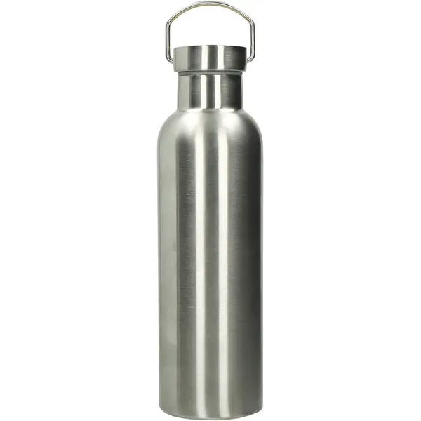 245287-EC Boca za vodu metalna Hugo 750ml srebrna od nehrđajućeg čelika