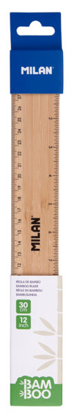 Ravnalo 30 cm drveno od bambusa Milan