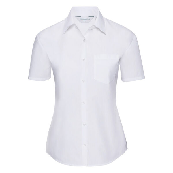 245413-EC Košulja Russel 935F Poplin ženska KR bijela M