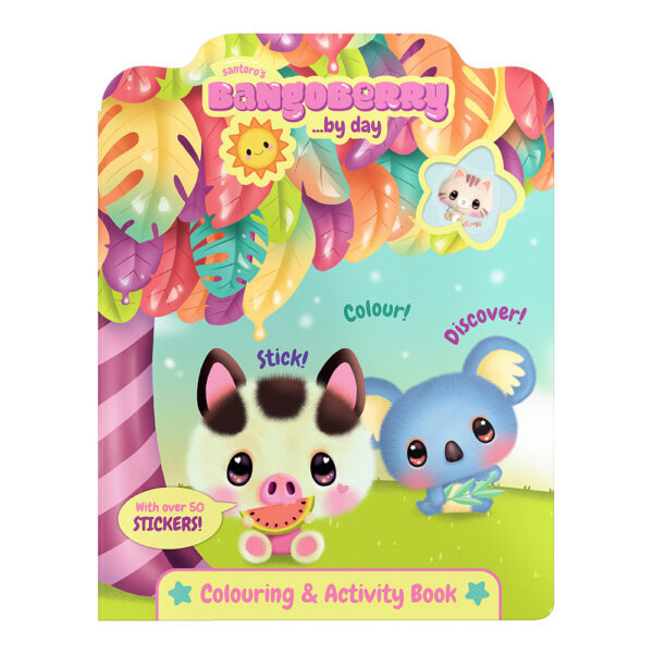 Bojanka za djecu Bangoberry ACTIVITY BOOK BY DAY P6 NETTO