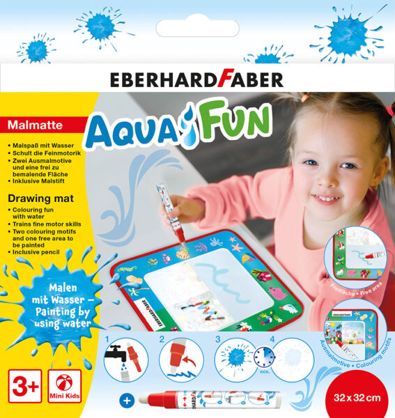 Bojanka za bojenje vodom + aqua olovka EBERHARD FABER s motivima P3/24