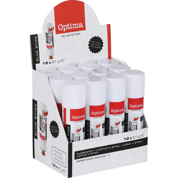 220330-EC Ljepilo u stiku 21g OPTIMA display 36217 P12/384