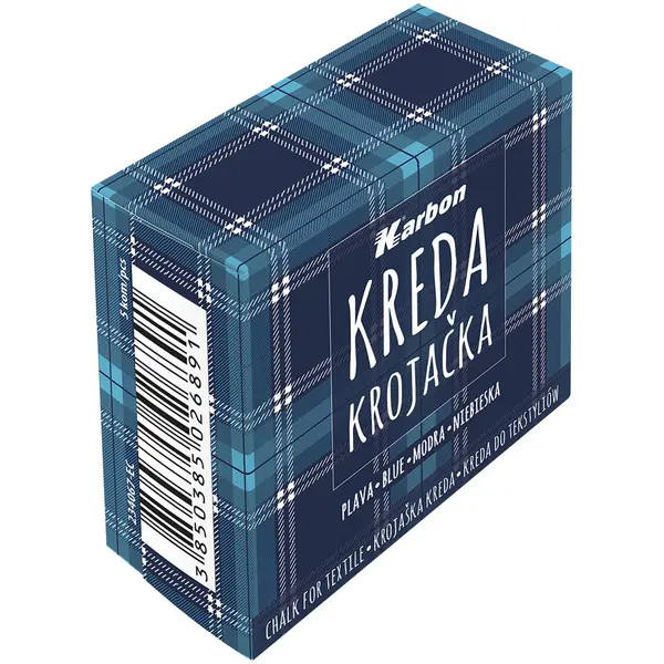 234067-EC Kreda krojačka plava  KARBON kutija 5 kom P1/10/130-nova