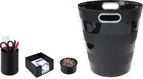 237208-EC Set uredski ARK Neo 4/1 pvc crni P4